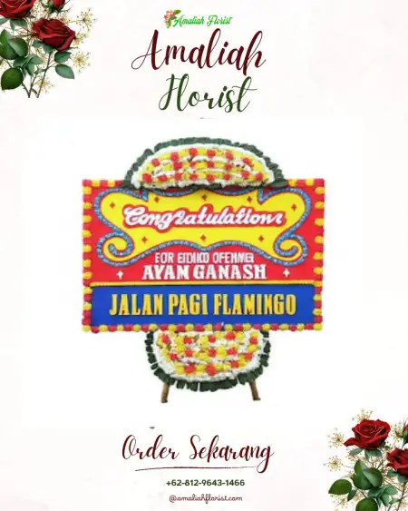Sewa Papan Bunga Bubak